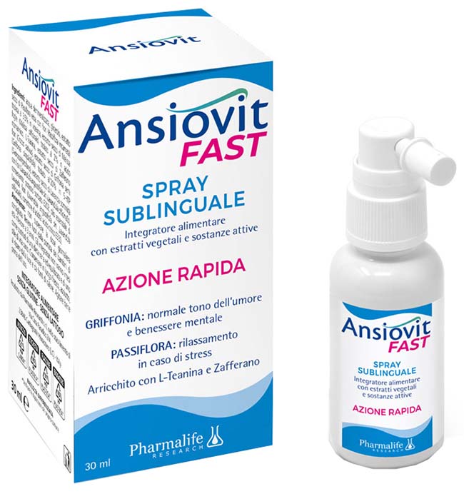 ANSIOVIT FAST SPRAY SUBLINGUALE 30 ML - Farmacia Mastrangelo 