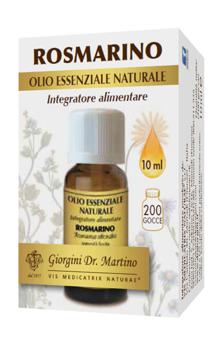 ROSMARINO OLIO ESSENZIALE NATURALE 10 ML - Farmacia Mastrangelo 