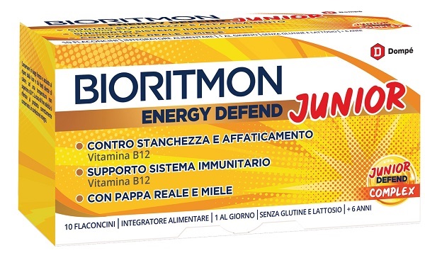 BIORITMON ENERGY DEFEND JUNIOR 10 FLACONCINI 10 ML - Farmacia Mastrangelo 