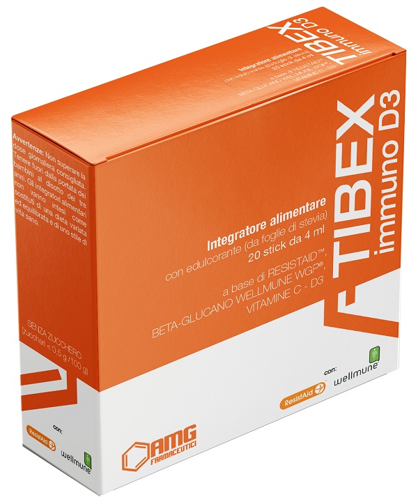 TIBEX IMMUNO D3 20 STICK PACK DA 4 ML - Farmacia Mastrangelo 
