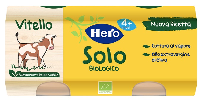 HERO BABY SOLO OMOGENEIZZATO VITELLO 2X80 G - Farmacia Mastrangelo 