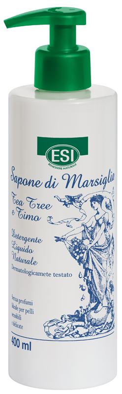 ESI SAPONE MARSIGLIA TEA TREE E TIMO 400 ML - Farmacia Mastrangelo 