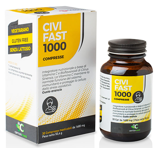 CEMONMED CIVIFAST 1000 30 COMPRESSE MASTICABILI - Farmacia Mastrangelo 