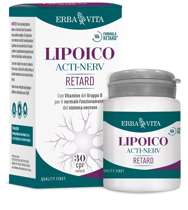 LIPOICO ACTI NERV RETARD 30 COMPRESSE - Farmacia Mastrangelo 