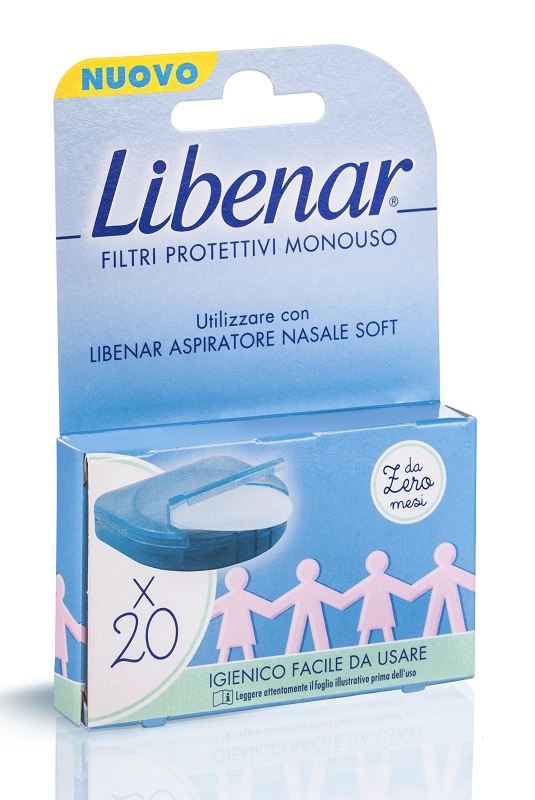 LIBENAR ASPIRATORE NASALE SOFT FILTRI 20 PEZZI - Farmacia Mastrangelo 
