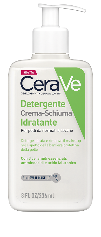 CERAVE CREAM TO FOAM CLEANSER 236 ML - Farmacia Mastrangelo 
