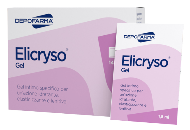ELICRYSO GEL INTIMO IDRATANTE ELASTICIZZANTE E LENITIVO 14 BUSTINE DA 1,5 ML - Farmacia Mastrangelo 