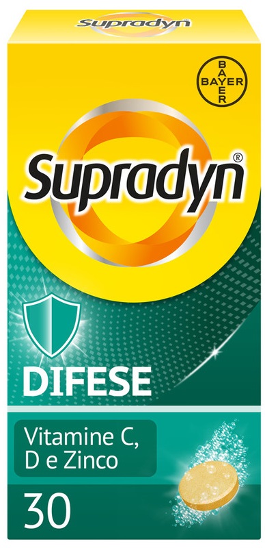 SUPRADYN DIFESE 30 COMPRESSE EFFERVESCENTI - Farmacia Mastrangelo 