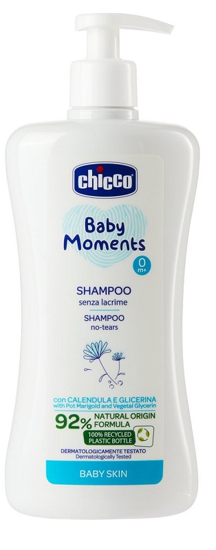 CHICCO BABY MOMENTS SHAMPOO SENZA LACRIME 500 ML - Farmacia Mastrangelo 