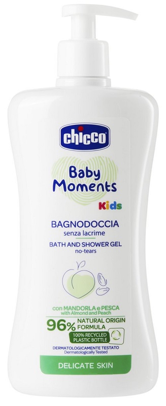 CHICCO BABY MOMENTS BAGNODOCCIA KIDS 500 ML - Farmacia Mastrangelo 