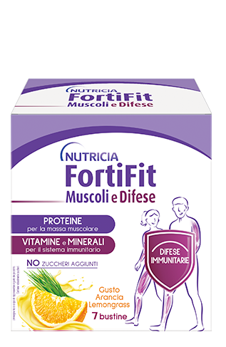 FORTIFIT MUSCOLI&DIFESE ARANCIA 7 BUSTINE - Farmacia Mastrangelo 