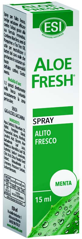 ESI ALOE FRESH SPRAY ALITO MENTA FORTE 15 ML - Farmacia Mastrangelo 