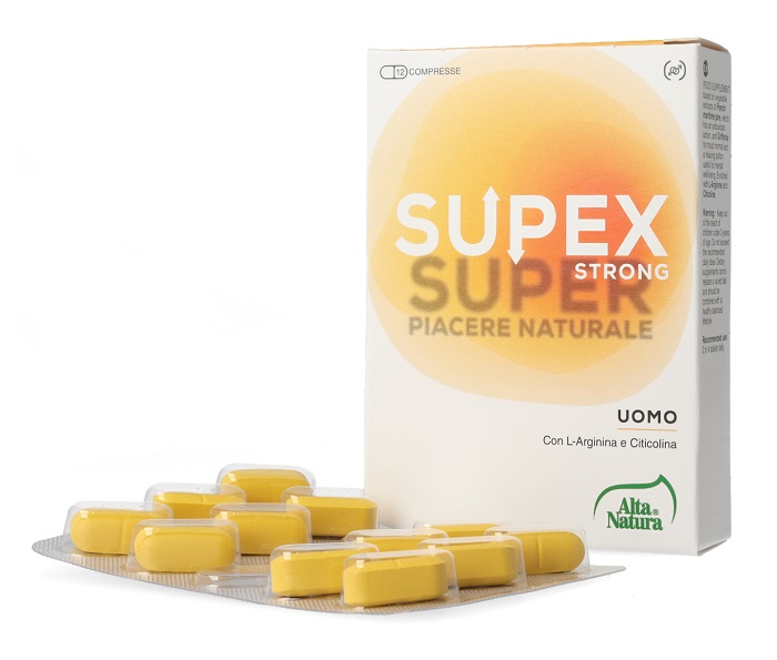 SUPEX STRONG UOMO 12 COMPRESSE - Farmacia Mastrangelo 