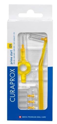CURAPROX CPS 09 SCOVOLINO PRIME START 09 YELLOW 5 PEZZI - Farmacia Mastrangelo 