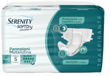 PANNOLONE MUTANDINA SERENITY SD SENSITIVE SUPER M 15 PEZZI - Farmacia Mastrangelo 
