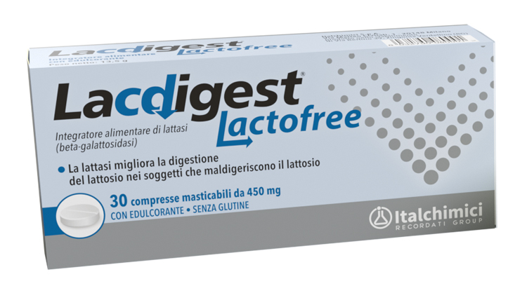 LACDIGEST LACTOFREE 30 COMPRESSE MASTICABILI - Farmacia Mastrangelo 