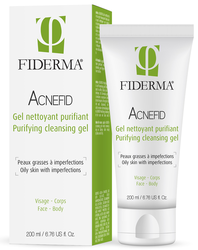 FIDERMA ACNEFID GEL DETERGENTE PURIFICANTE 200 ML - Farmacia Mastrangelo 