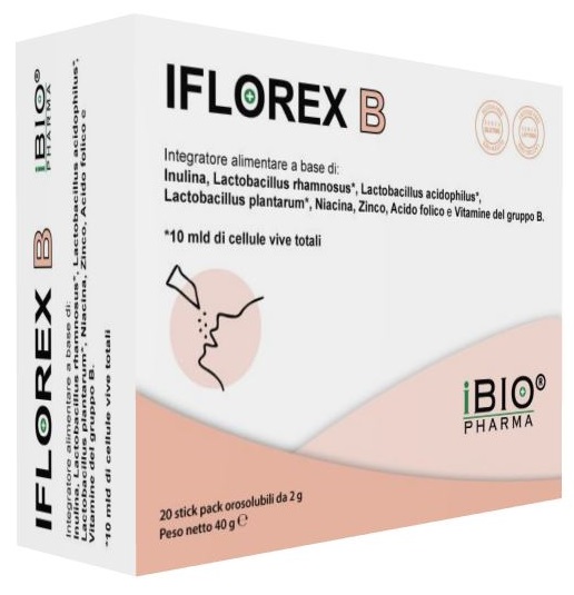 IFLOREX B 20 STICKPACK DA 2 G - Farmacia Mastrangelo 