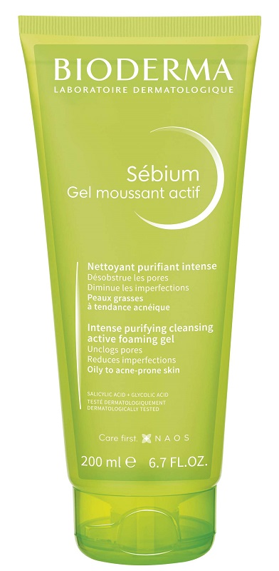 SEBIUM GEL MOUSSANT ACTIF 200 ML - Farmacia Mastrangelo 