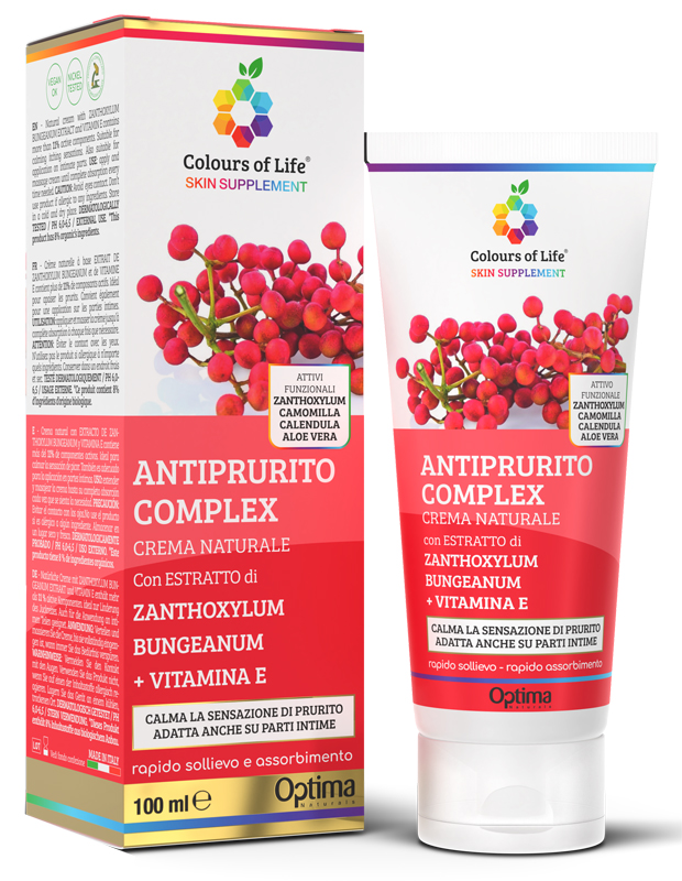 COLOURS OF LIFE SKIN SUPPLEMENTE ANTIPRURITO COMPLEX CREMA 100 ML - Farmacia Mastrangelo 