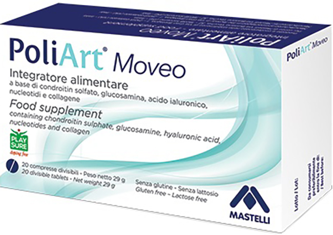 POLIART MOVEO 20 COMPRESSE DIVISIBILI NON RIVESTITE - Farmacia Mastrangelo 