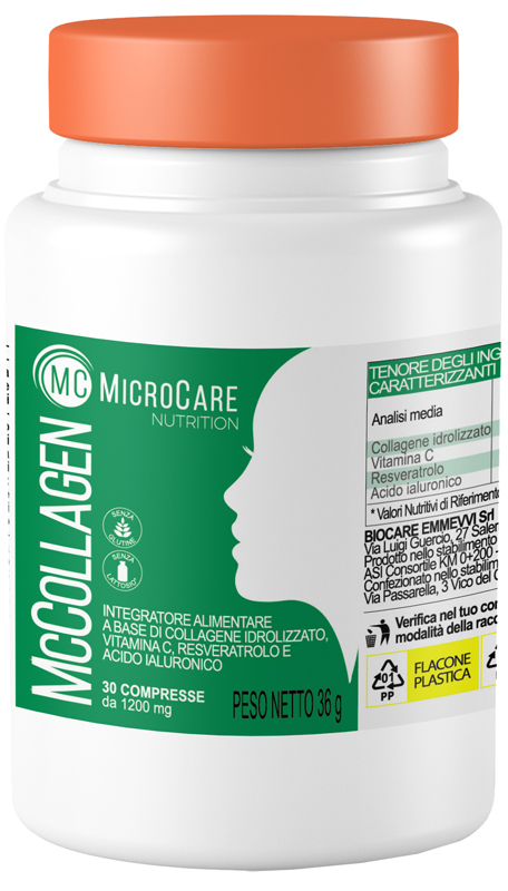 MICROCARE NUTRITION MC COLLAGEN 30 COMPRESSE DA 1200 MG - Farmacia Mastrangelo 