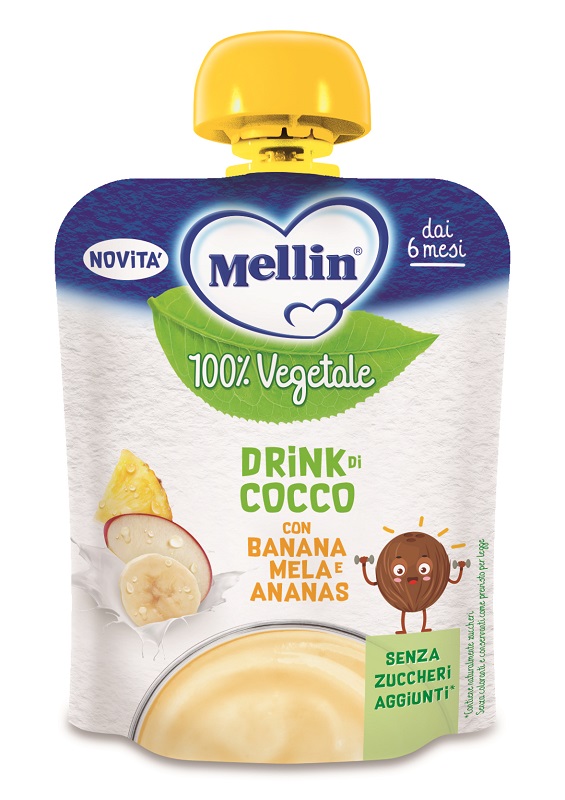 MELLIN POUCH COCCO MELA BANANA ANANAS 90 G - Farmacia Mastrangelo 
