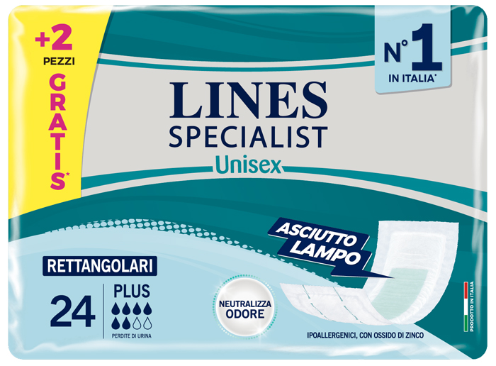 LINES SPECIALIST RETTANGOLARE 22+2 PEZZI - Farmacia Mastrangelo 
