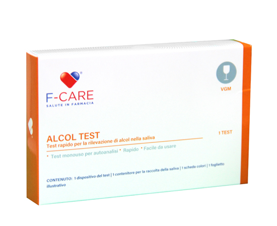 F CARE ALCOHOL TEST RAPIDO DIPSTICK - Farmacia Mastrangelo 