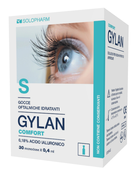 GYLAN COMFORT GOCCE OFTALMICHE 30 TUBETTI MONOUSO DA 0,4 ML - Farmacia Mastrangelo 