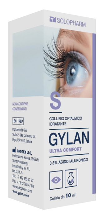GYLAN ULTRA COMFORT GOCCE OFTALMICHE 10 ML - Farmacia Mastrangelo 