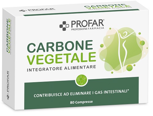 PROFAR CARBONE VEGETALE 80 COMPRESSE - Farmacia Mastrangelo 