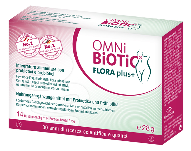 OMNI BIOTIC FLORA PLUS+ 14 BUSTINE DA 2 G - Farmacia Mastrangelo 
