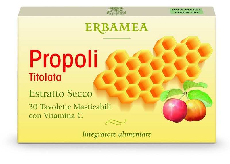PROPOLI TITOLATA 30 TAVOLETTE MASTICABILI - Farmacia Mastrangelo 
