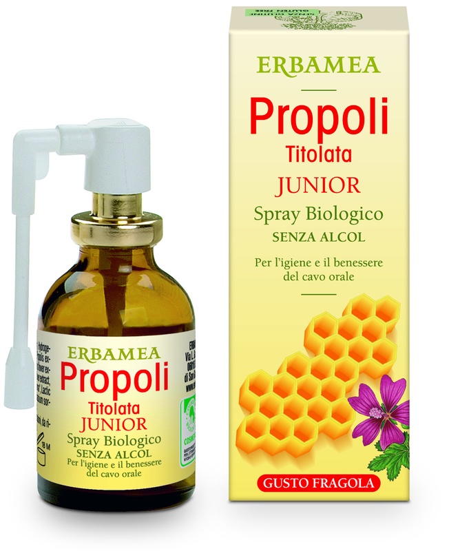 PROPOLI TITOLATA SPRAY JUNIOR BIOLOGICO 20 ML - Farmacia Mastrangelo 
