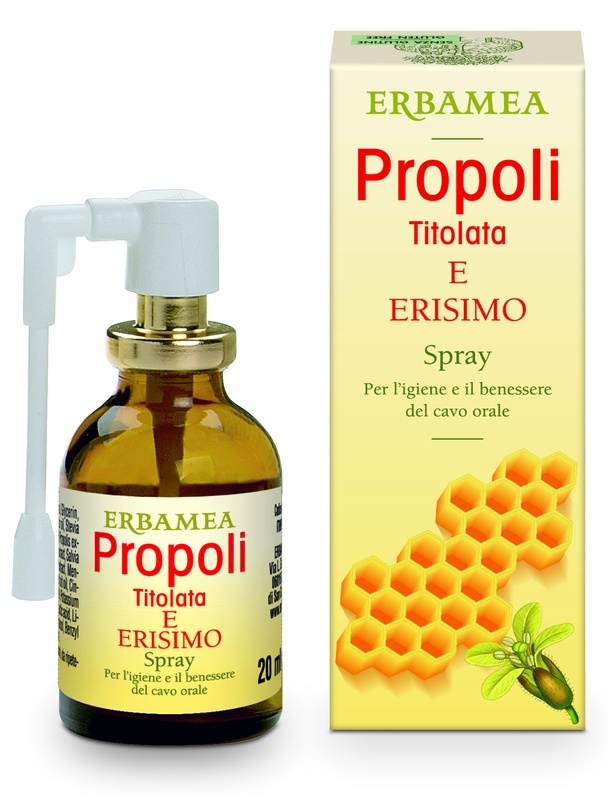 PROPOLI ERISIMO TITOLATA SPRAY 20 ML - Farmacia Mastrangelo 