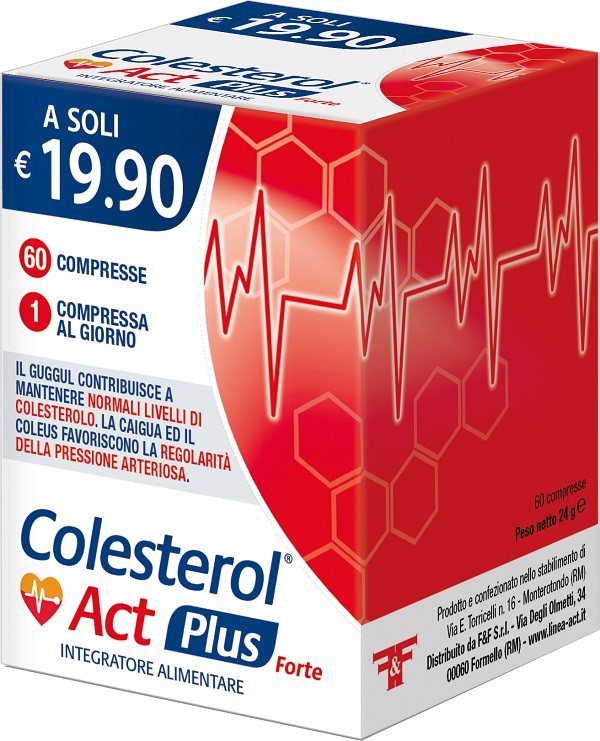 COLESTEROL ACT PLUS FORTE 60 COMPRESSE - Farmacia Mastrangelo 