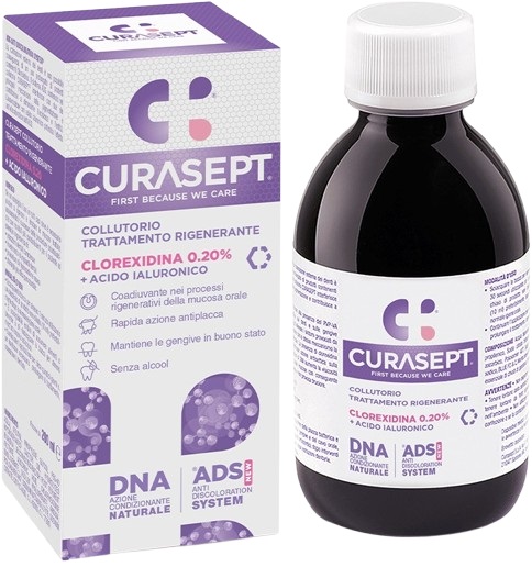 CURASEPT COLLUTORIO ADS DNA TRATTAMENTO RIGENERANTE 200 ML - Farmacia Mastrangelo 