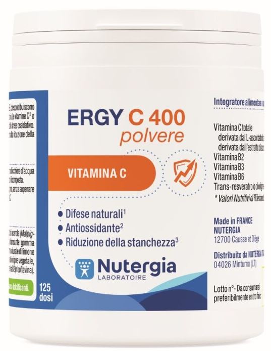 ERGY C 400 POLVERE 125 G - Farmacia Mastrangelo 