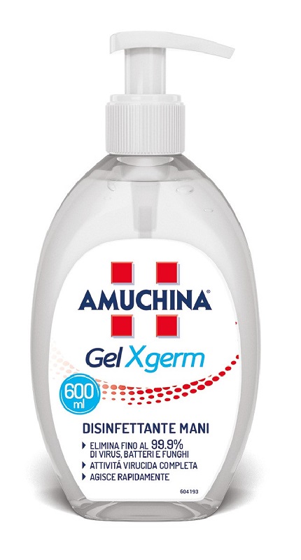 AMUCHINA GEL X-GERM DISINFETTANTE MANI 600 ML IT - Farmacia Mastrangelo 