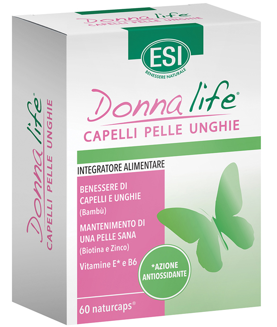 ESI DONNA LIFE CAPELLI PELLE UNGHIE 60 NATURCAPS - Farmacia Mastrangelo 