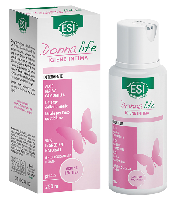ESI DONNA LIFE DETERGENTE INTIMO LENITIVO 250 ML - Farmacia Mastrangelo 
