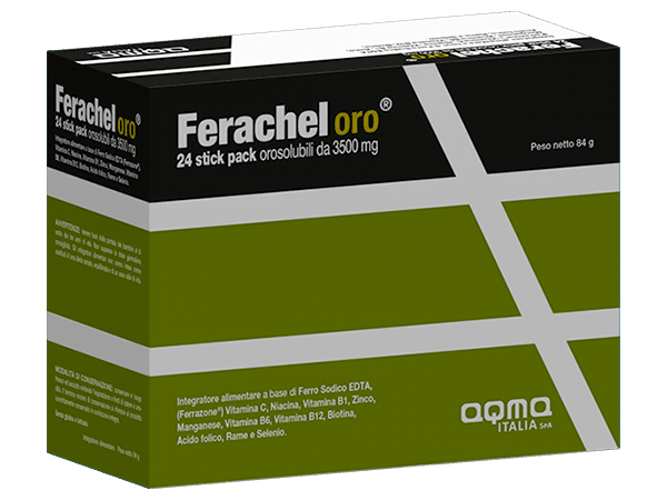 FERACHEL ORO 24 STICK OROSOLUBILI - Farmacia Mastrangelo 