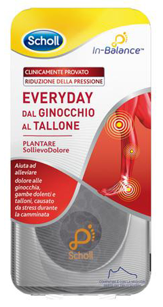 PLANTARE SOLLIEVO DOLORE DA GINOCCHIO A TALLONE SCHOLL IN BALANCE EVERYDAY S - Farmacia Mastrangelo 