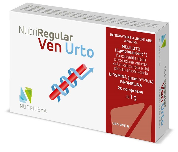 NUTRIREGULAR VEN URTO 20 COMPRESSE - Farmacia Mastrangelo 