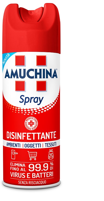 AMUCHINA SPRAY AMBIENTI OGGETTI TESSUTI 400 ML - Farmacia Mastrangelo 