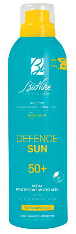 DEFENCE SUN SPRAY TRANSPARENT TOUCH 50+ 200 ML - Farmacia Mastrangelo 
