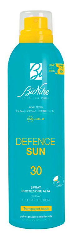 DEFENCE SUN SPRAY TRANSPARENT TOUCH 30 200 ML - Farmacia Mastrangelo 