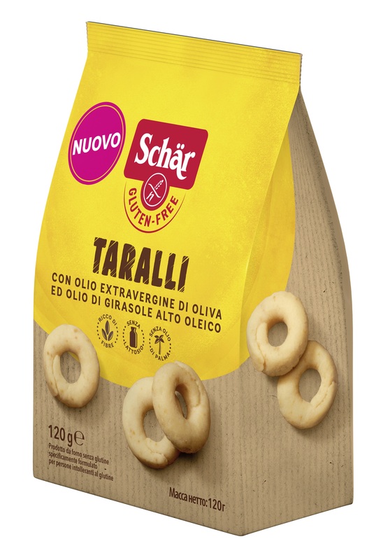 SCHAR TARALLI SENZA LATTOSIO 120 G - Farmacia Mastrangelo 