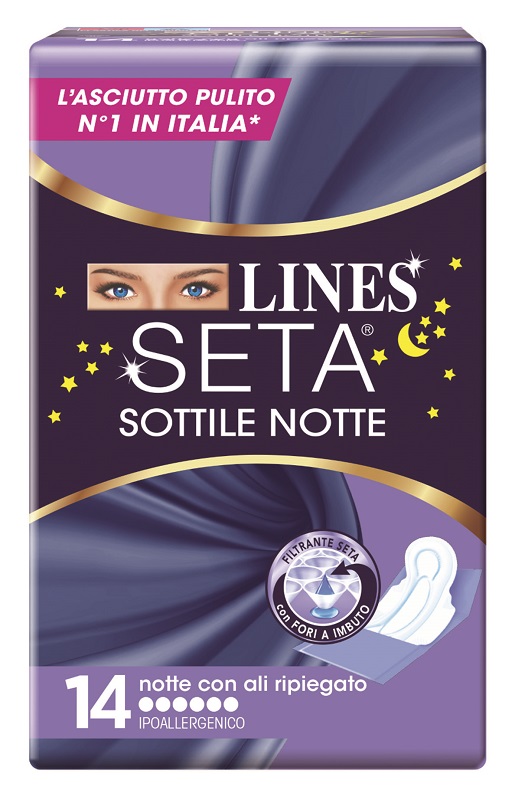 LINES SETA SOTTILE NOTTE CON ALI 14 PEZZI - Farmacia Mastrangelo 